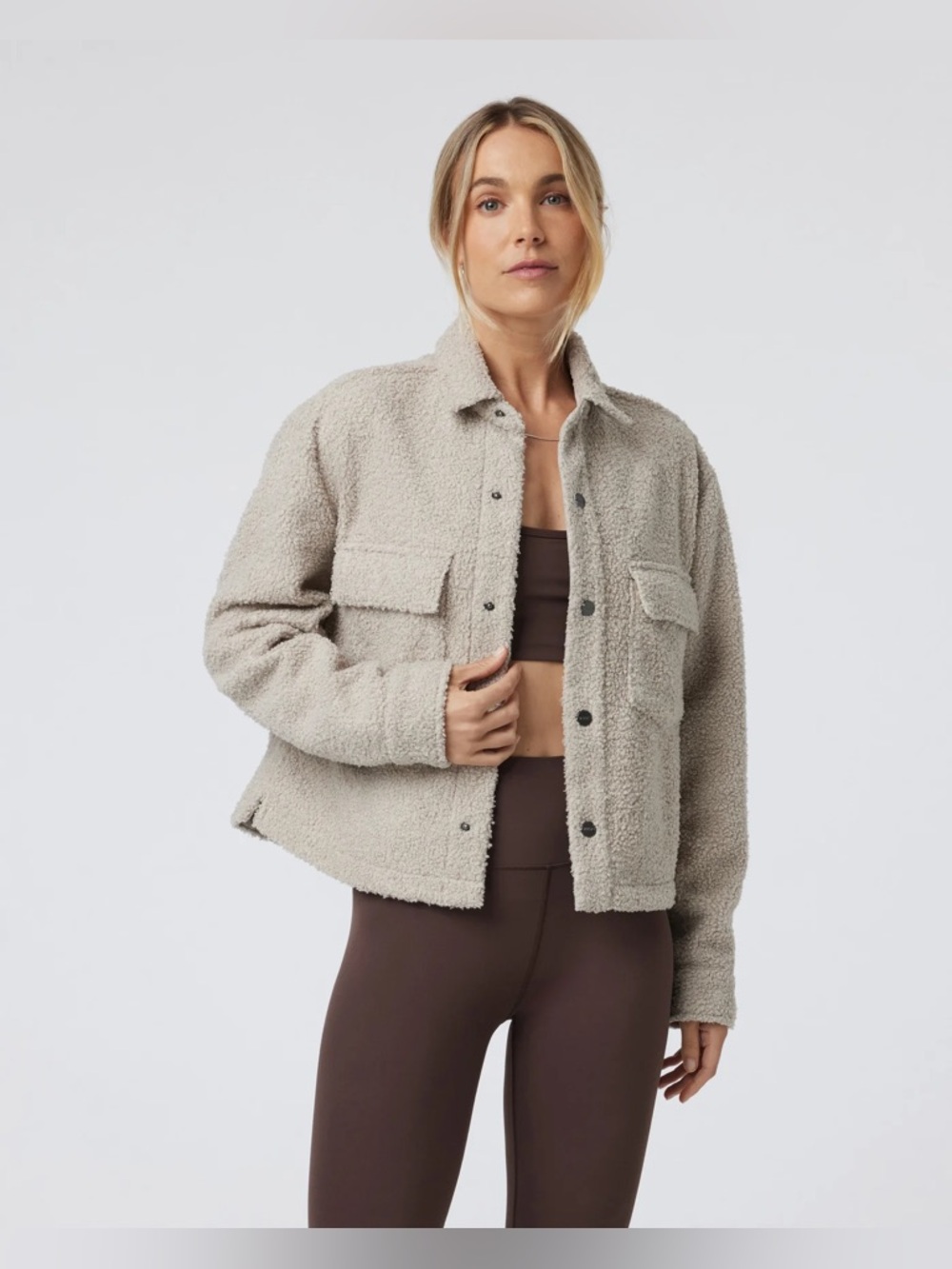 Vuori Sycamore Short Shirt Jacket XS Dark Salt